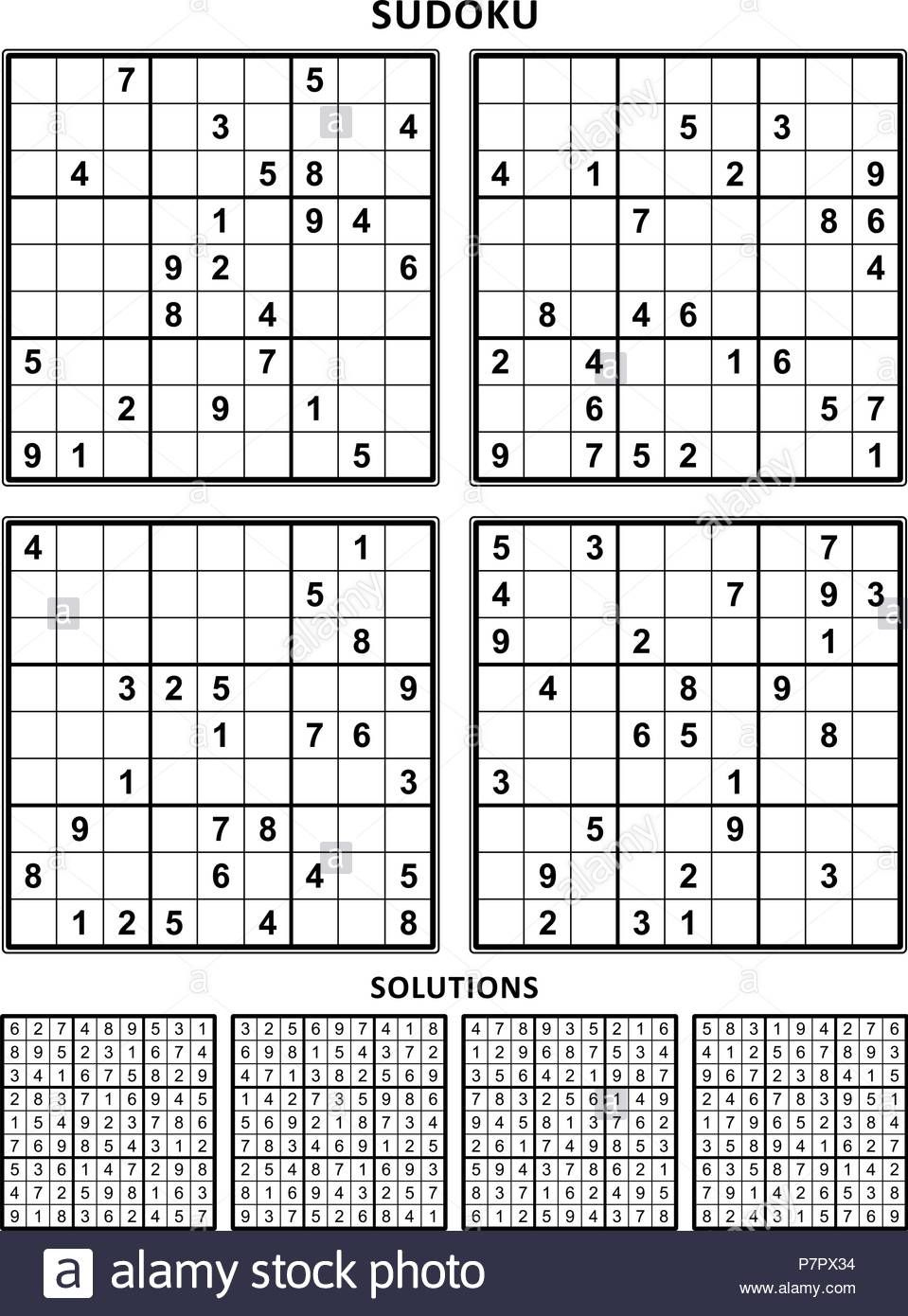 1 Sudoku Print 4 Per Page intended for Free Printable Sudoku 4 Per Page