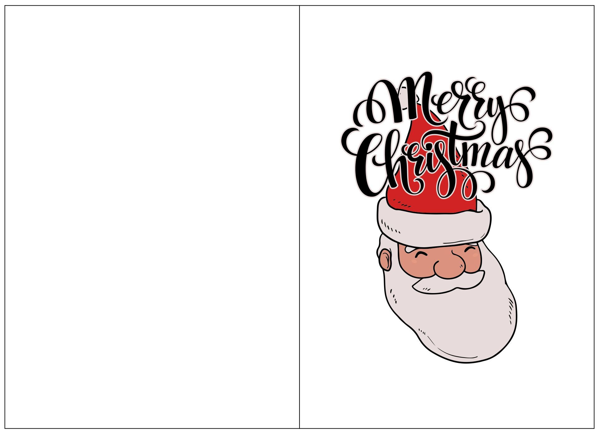 10 Best Cute Christmas Cards Free Printable Quarter Fold Pdf For regarding Free Printable Quarter Fold Christmas Cards