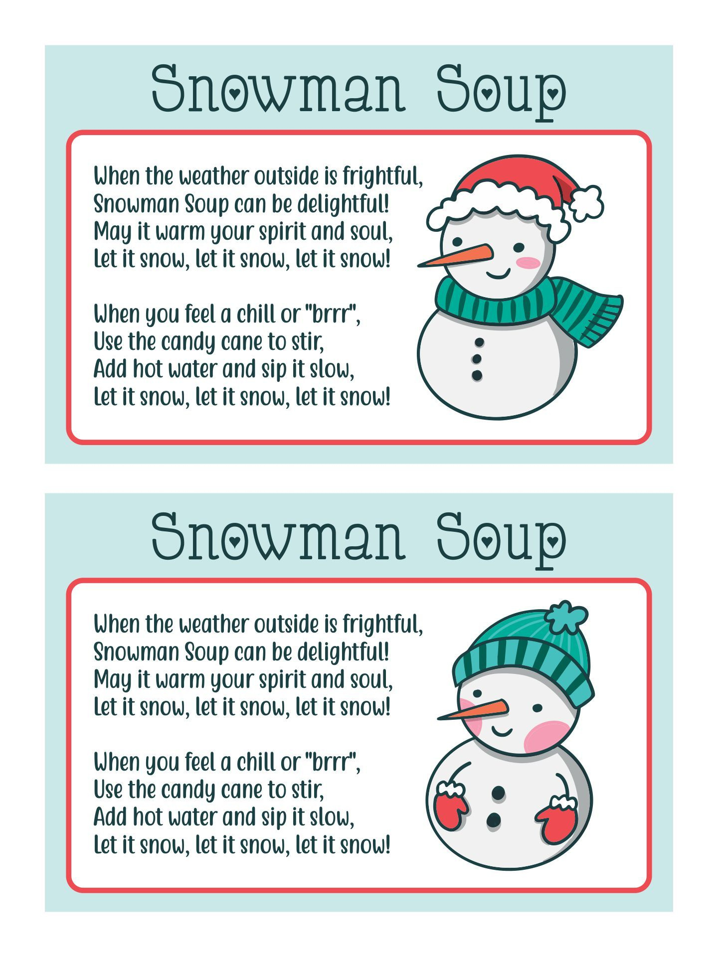 10 Best Free Printable Snowman Soup Labels Pdf For Free At within Snowman Soup Free Printable