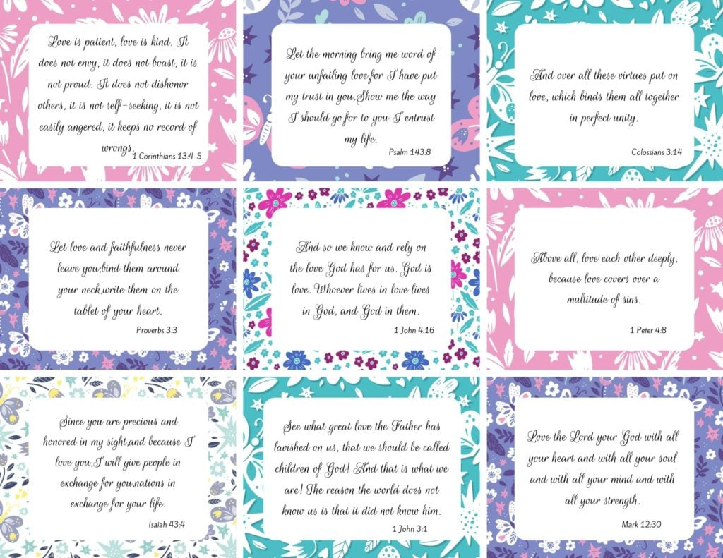 100 Amazing (And Free) Printable Scripture Cards - inside Free Printable Bible Verse Cards