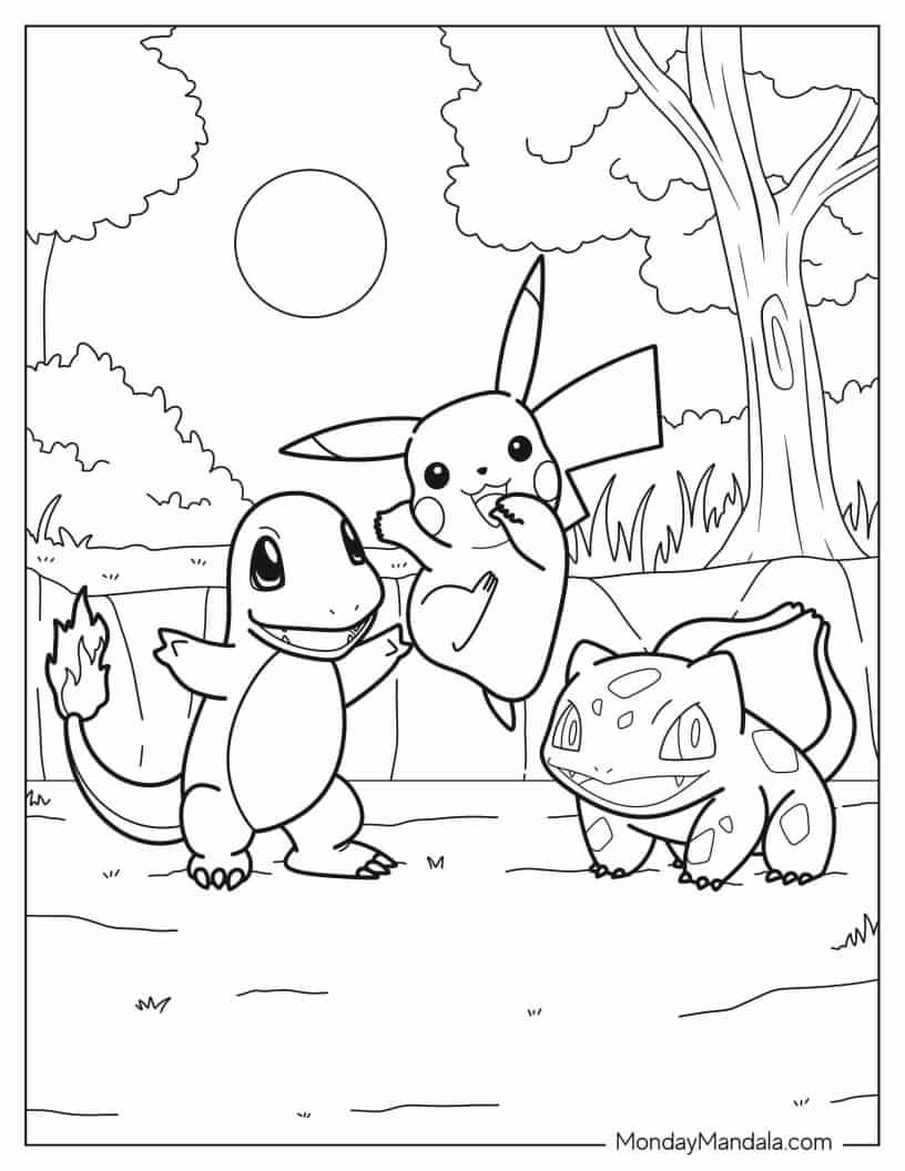 100 Pokemon Coloring Pages (Free Pdf Printables) | Cute Coloring inside Free Printable Pokemon Pictures