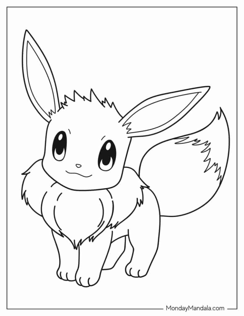 100 Pokemon Coloring Pages (Free Pdf Printables) for Pokemon Coloring Sheets Free Printable