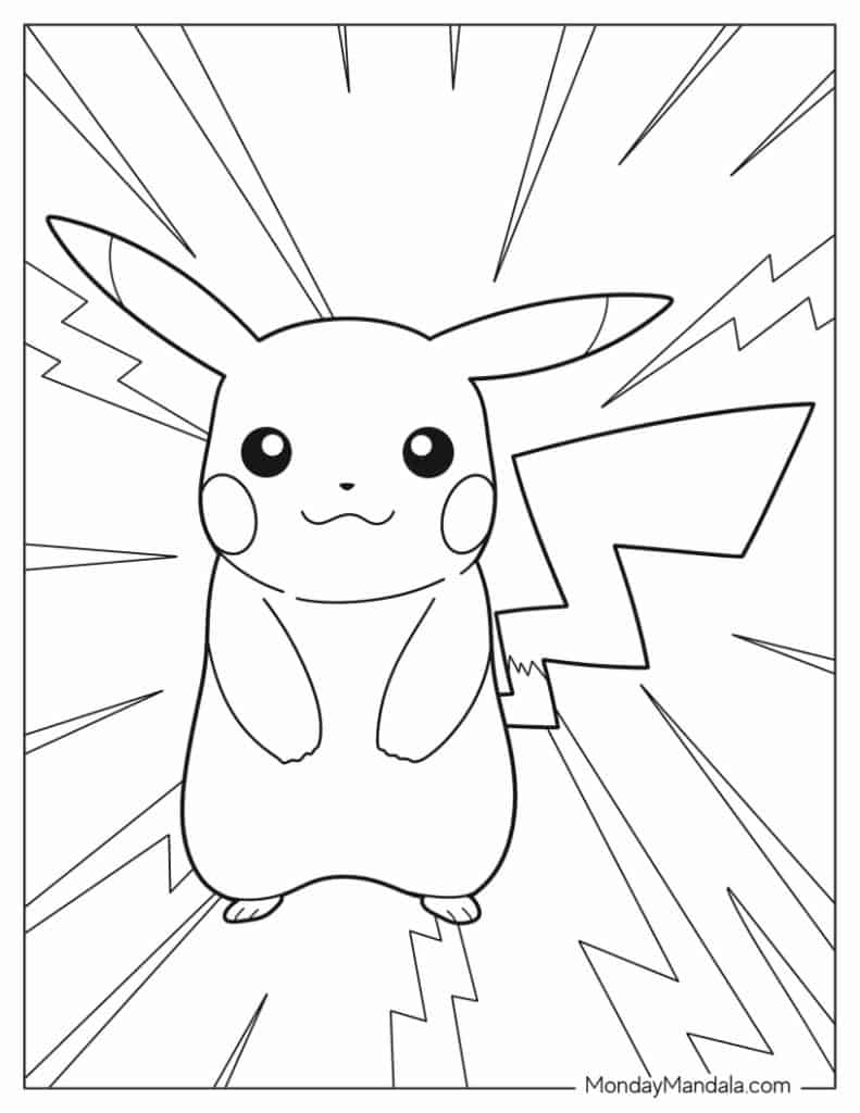 100 Pokemon Coloring Pages (Free Pdf Printables) with regard to Free Printable Pokemon Coloring Pages