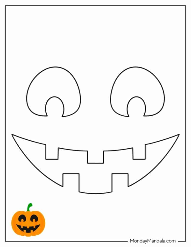 100 Pumpkin Carving Stencils (Free Pdf Printables) throughout Free Printable Pumpkin Faces