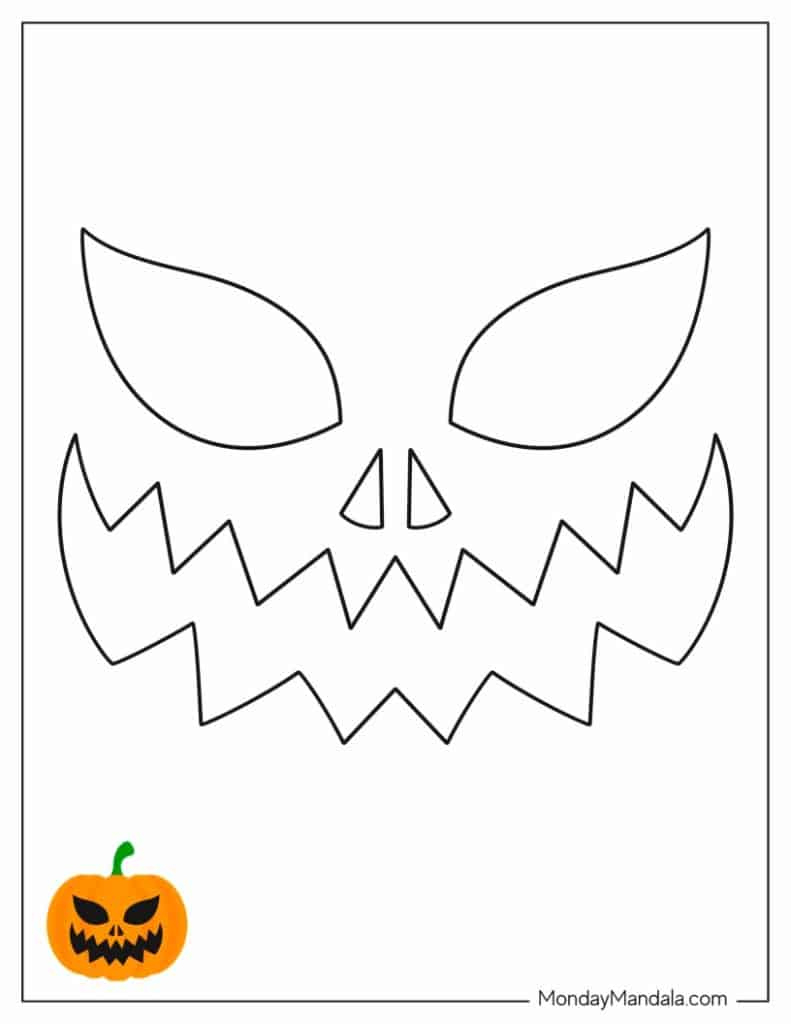 100 Pumpkin Carving Stencils (Free Pdf Printables) with regard to Jack O Lantern Templates Printable Free