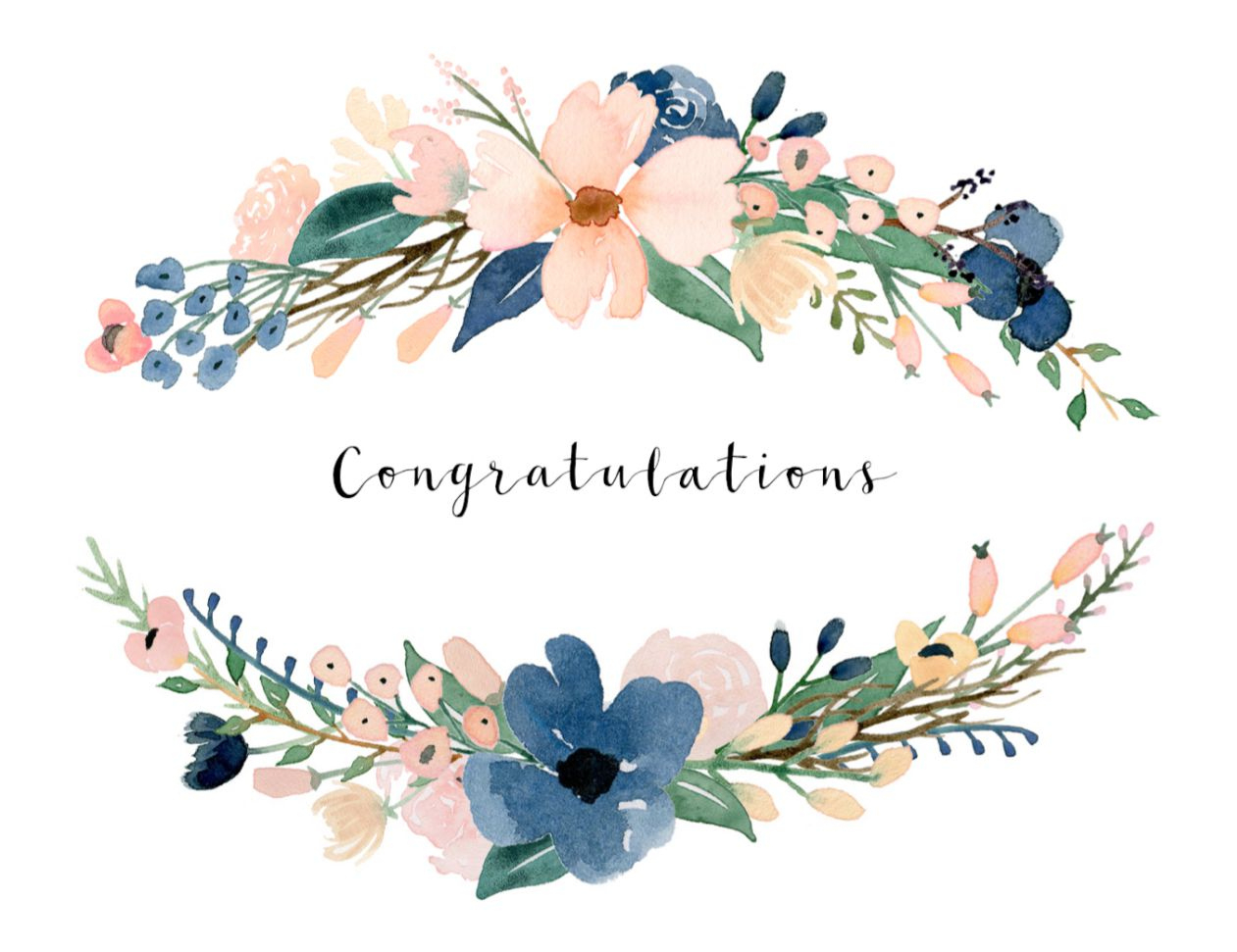 11 Free, Printable Wedding Cards That Say Congrats for Free Printable Wedding Shower Greeting Cards