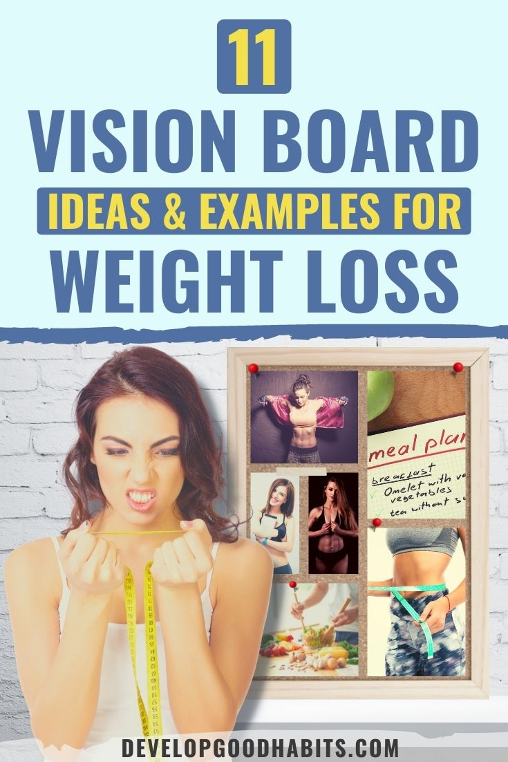 11 Vision Board Ideas &amp;amp; Examples For Weight Loss with regard to Free Weight Loss Vision Board Printables