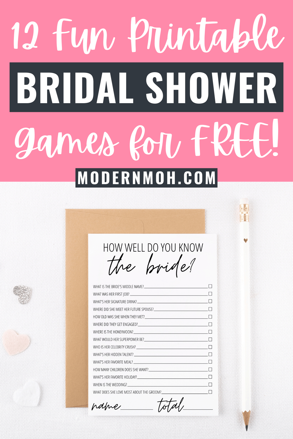 12 Free Printable Bridal Shower Games | Printable Bridal Shower with regard to Free Printable Household Shower Games