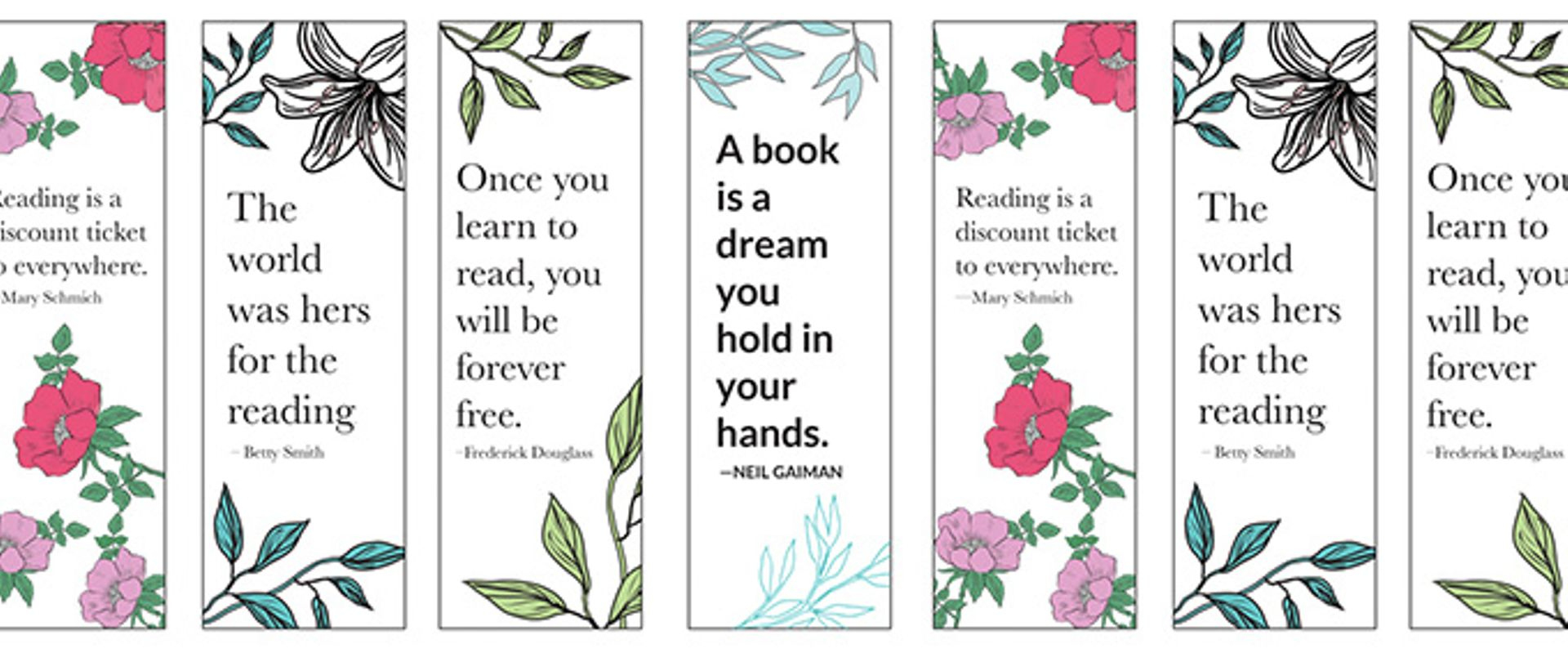 14 Free Printable Bookmarks To Brighten Up Your Books pertaining to Free Printable Bookmarks