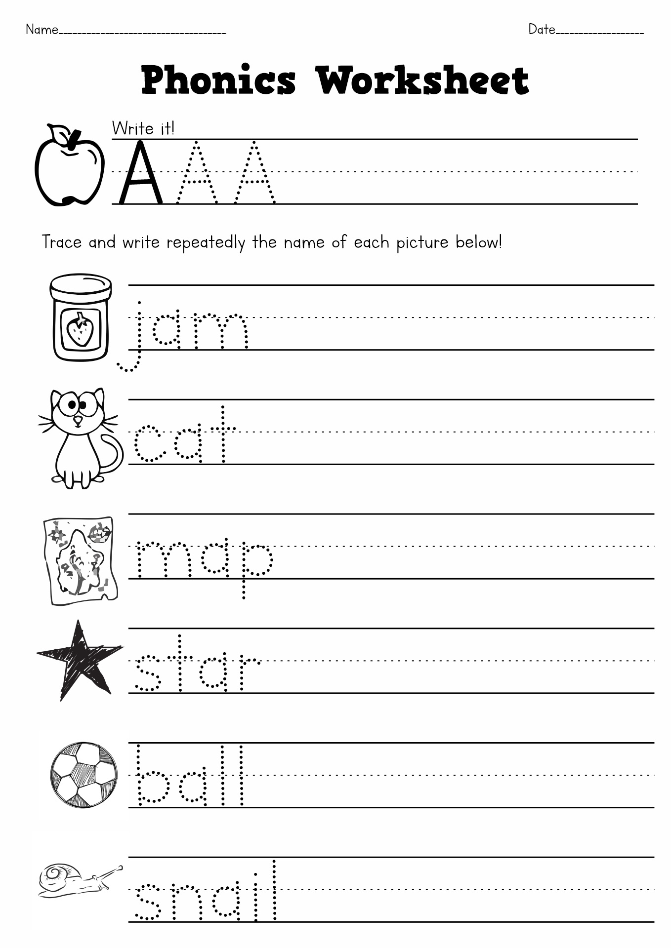 14 Free Printable Phonics Worksheets First Grade - Free Pdf At in Free Printable Grade 1 Phonics Worksheets