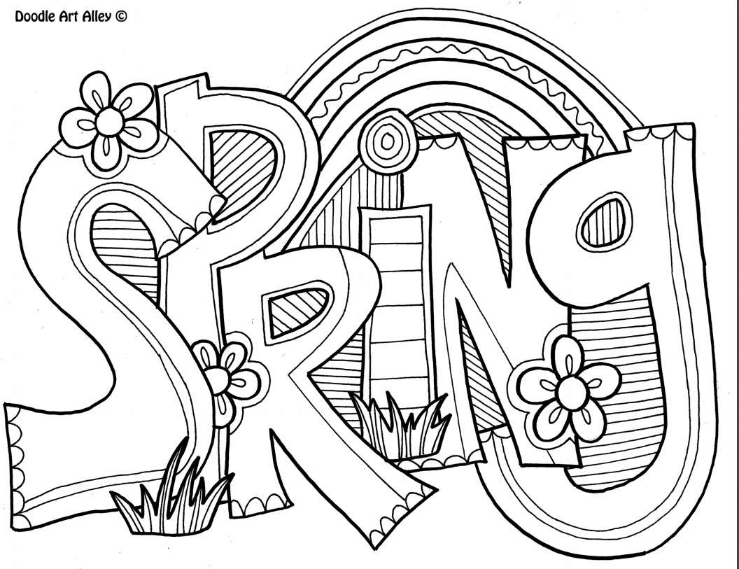 14 Places To Find Free, Printable Spring Coloring Pages pertaining to Free Printable Spring Pictures to Color