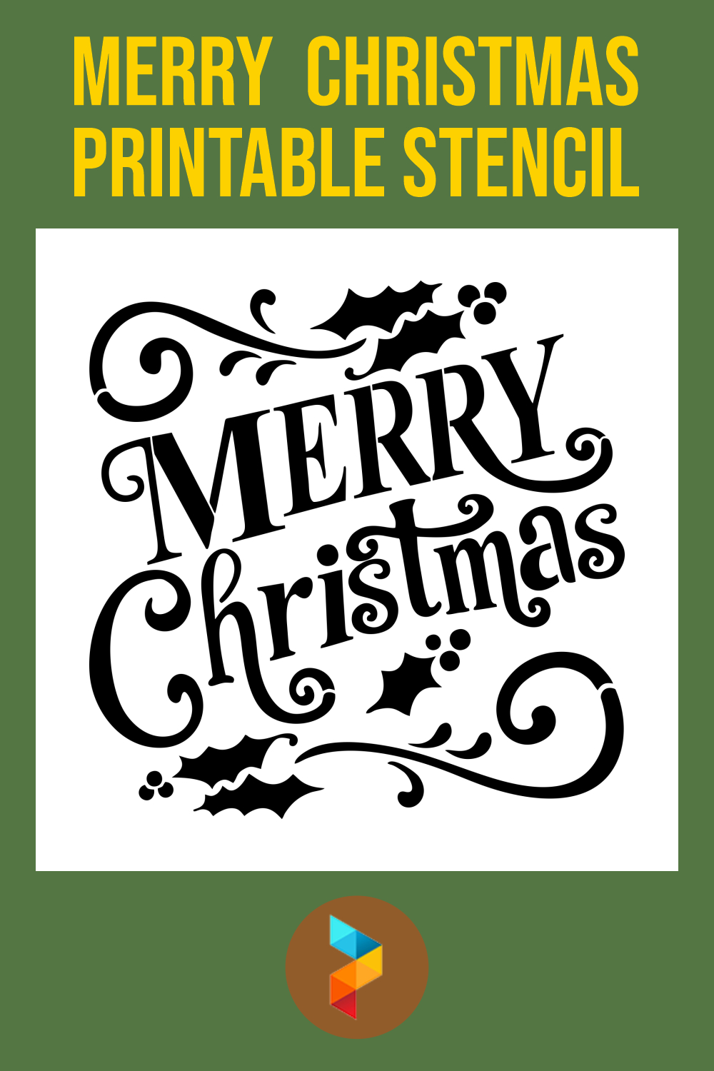 15 Best Merry Christmas Free Printable Stencil Pdf For Free At inside Merry Christmas Stencil Free Printable