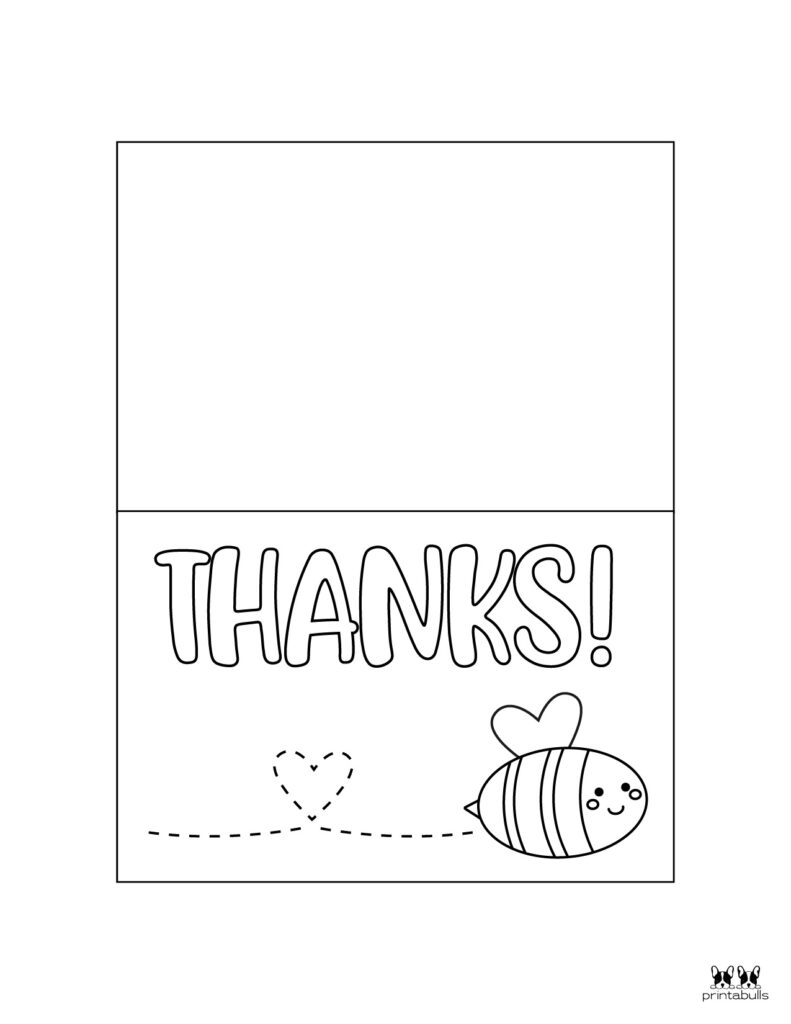 150+ Printable Thank You Cards - Free | Printabulls with regard to Free Printable Thank You Cards Black and White