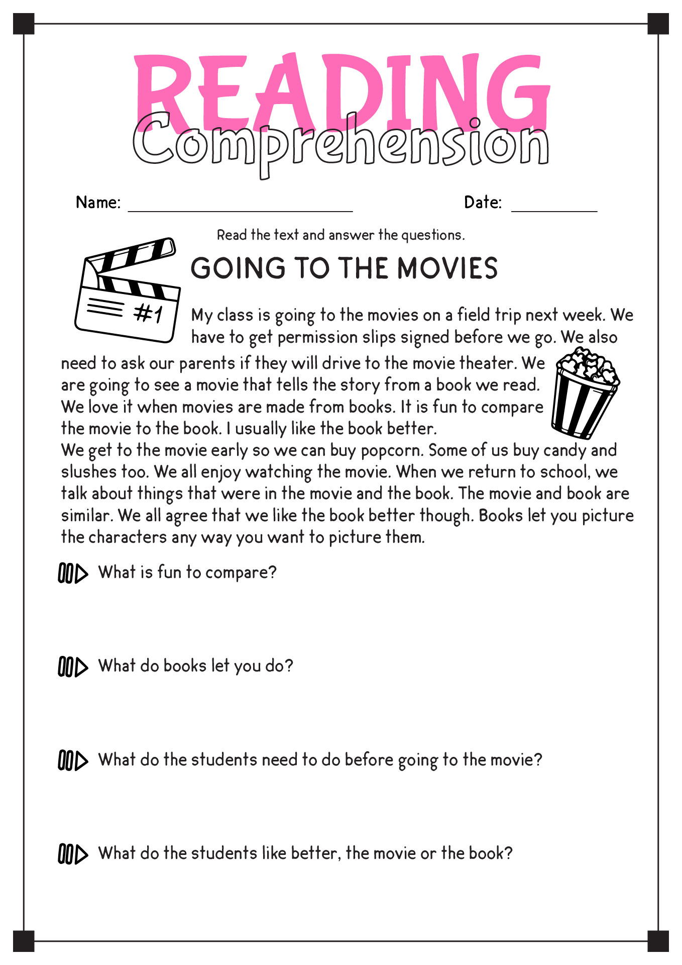 16 Comprehension Reading English Worksheets - Free Pdf At with Free Printable Reading Comprehension Worksheets For Adults