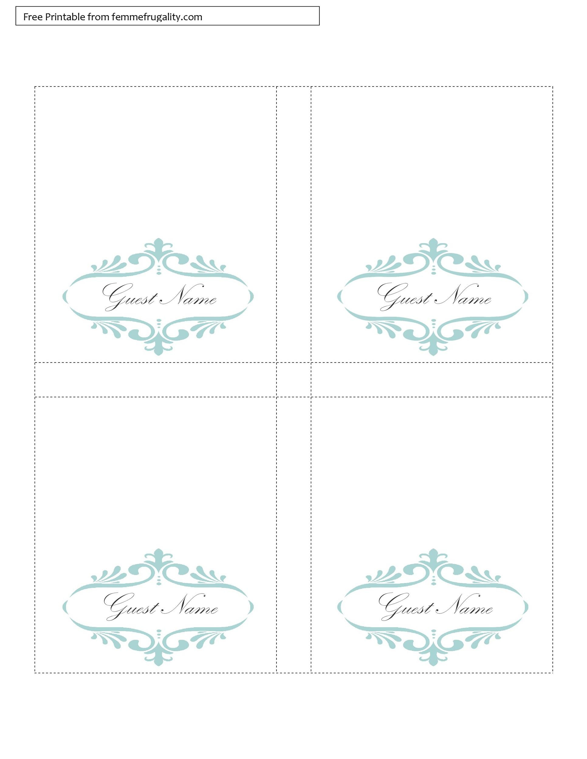 16 Printable Table Tent Templates And Cards ᐅ Templatelab for Free Printable Table Tents