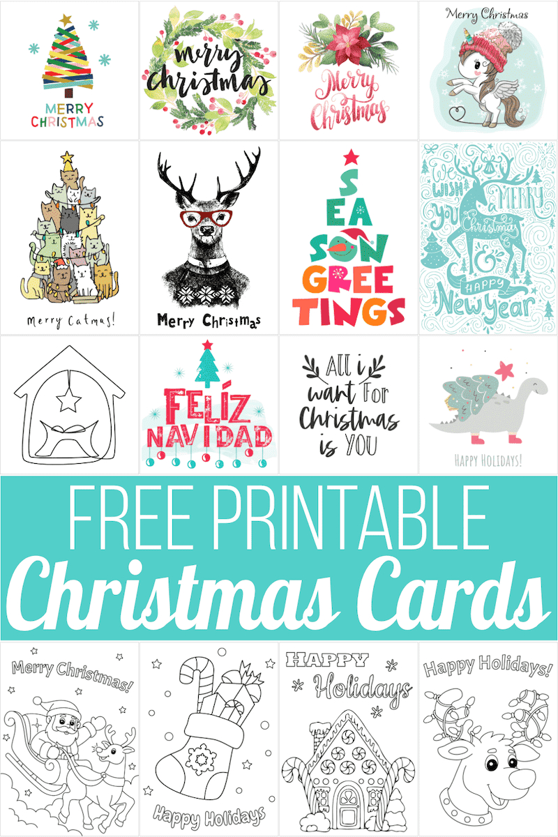 160 Free Printable Christmas Cards For 2024 with regard to Free Printable Photo Christmas Cards