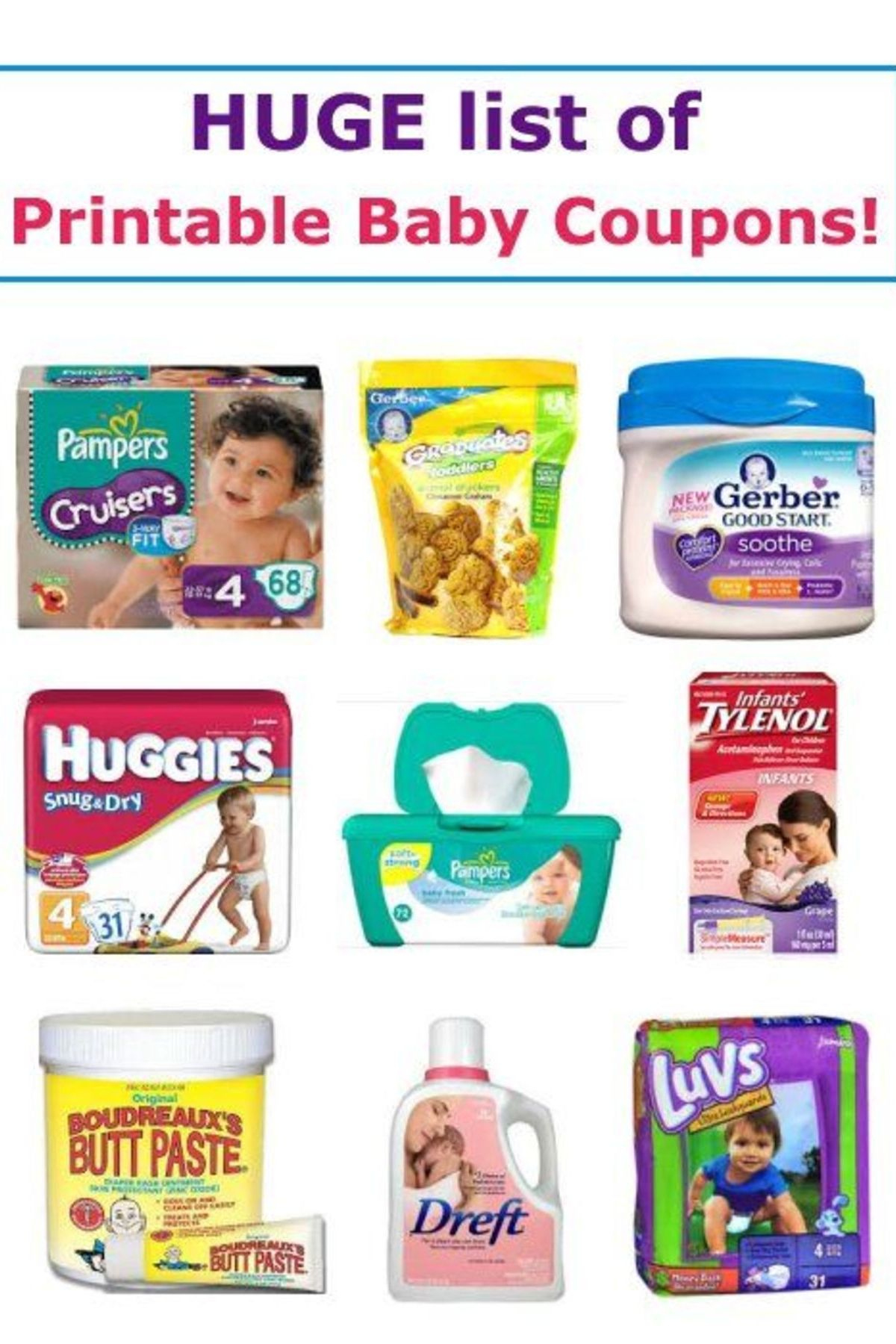 17 Printable Baby Coupons | Baby Coupons, Baby Formula Coupons in Free Printable Coupons for Baby Diapers