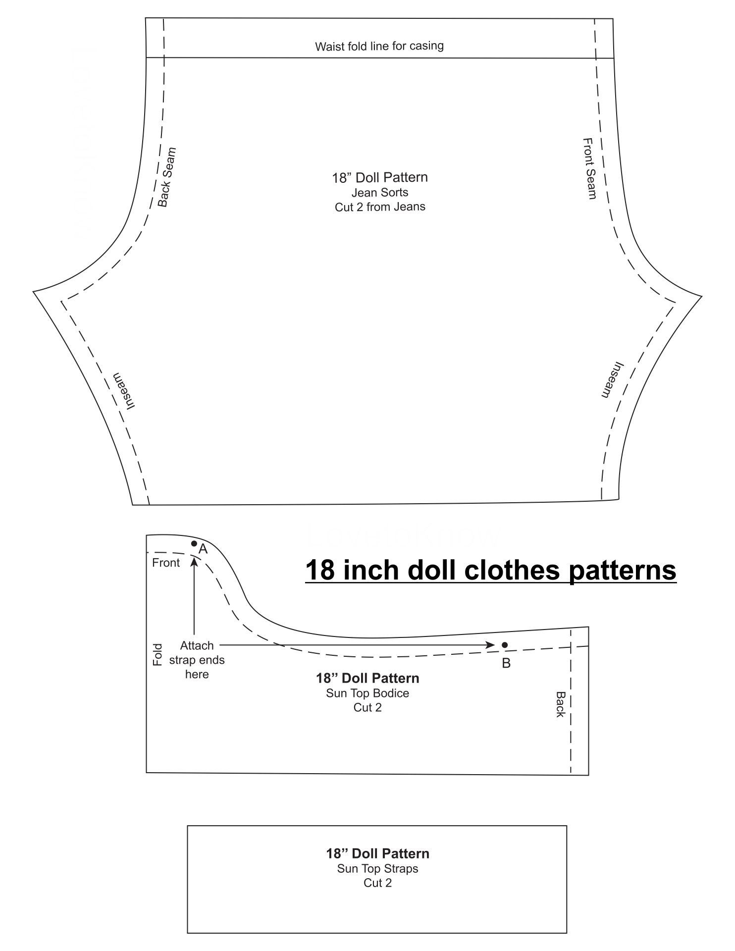 18 Inch Doll Clothes Patterns Free Printable | Baby Doll Clothes throughout 18 Inch Doll Clothes Patterns Free Printable