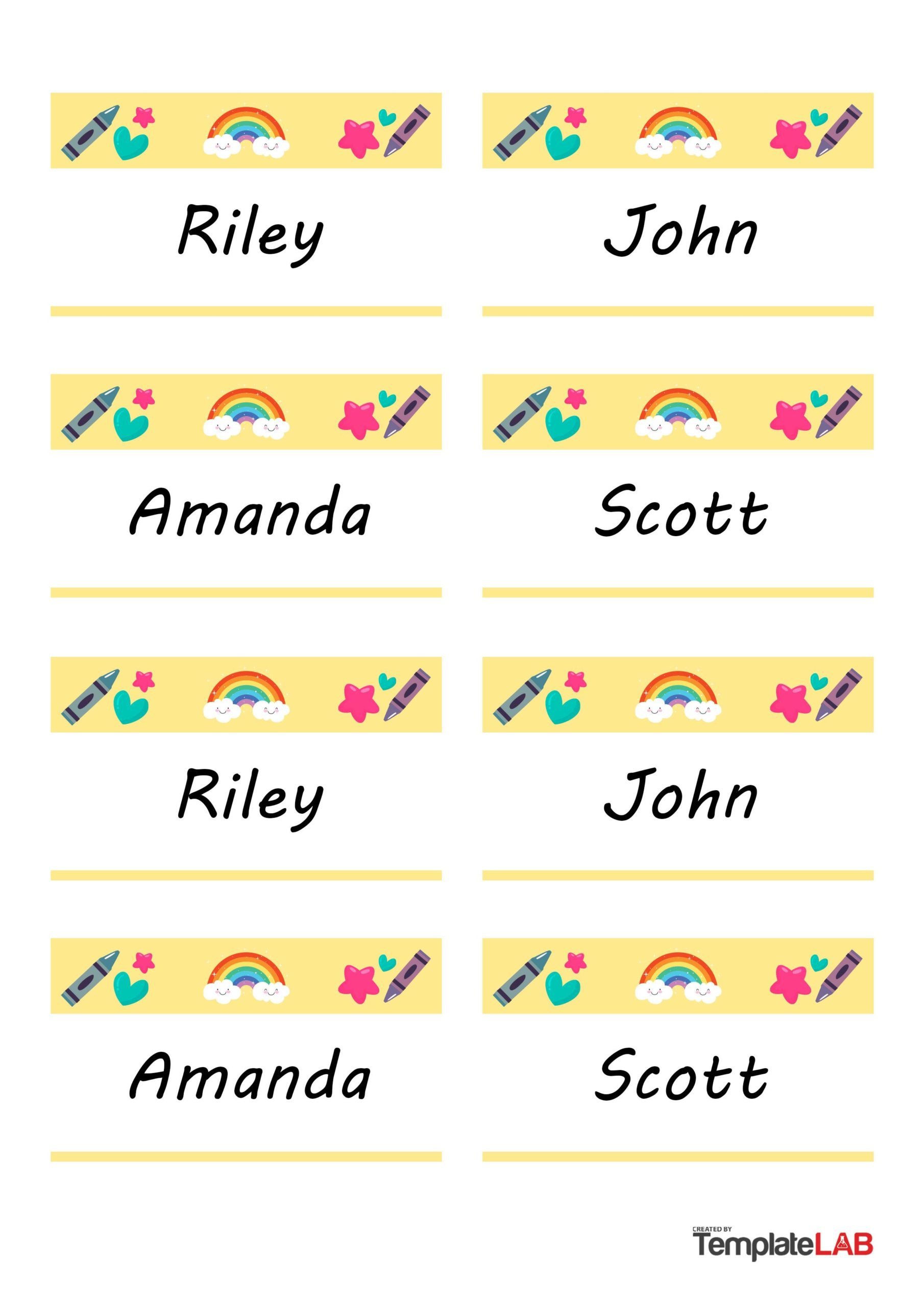 19 Editable Name Tag &amp;amp; Name Badge Templates [Free] throughout Free Printable Name Tags