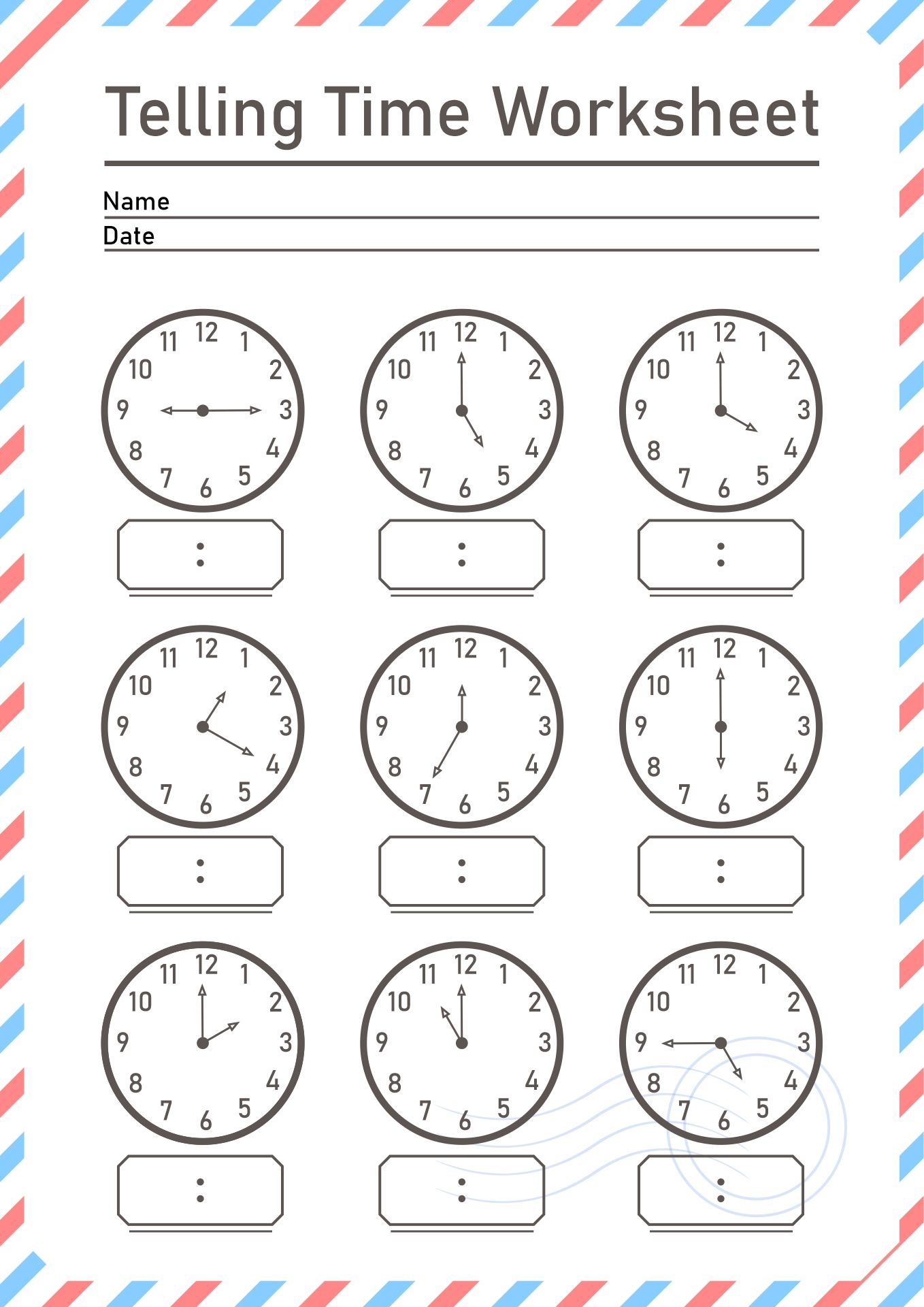 19 Telling Time Worksheets For First Grade | Time Worksheets pertaining to Free Printable Telling Time Worksheets For 1St Grade