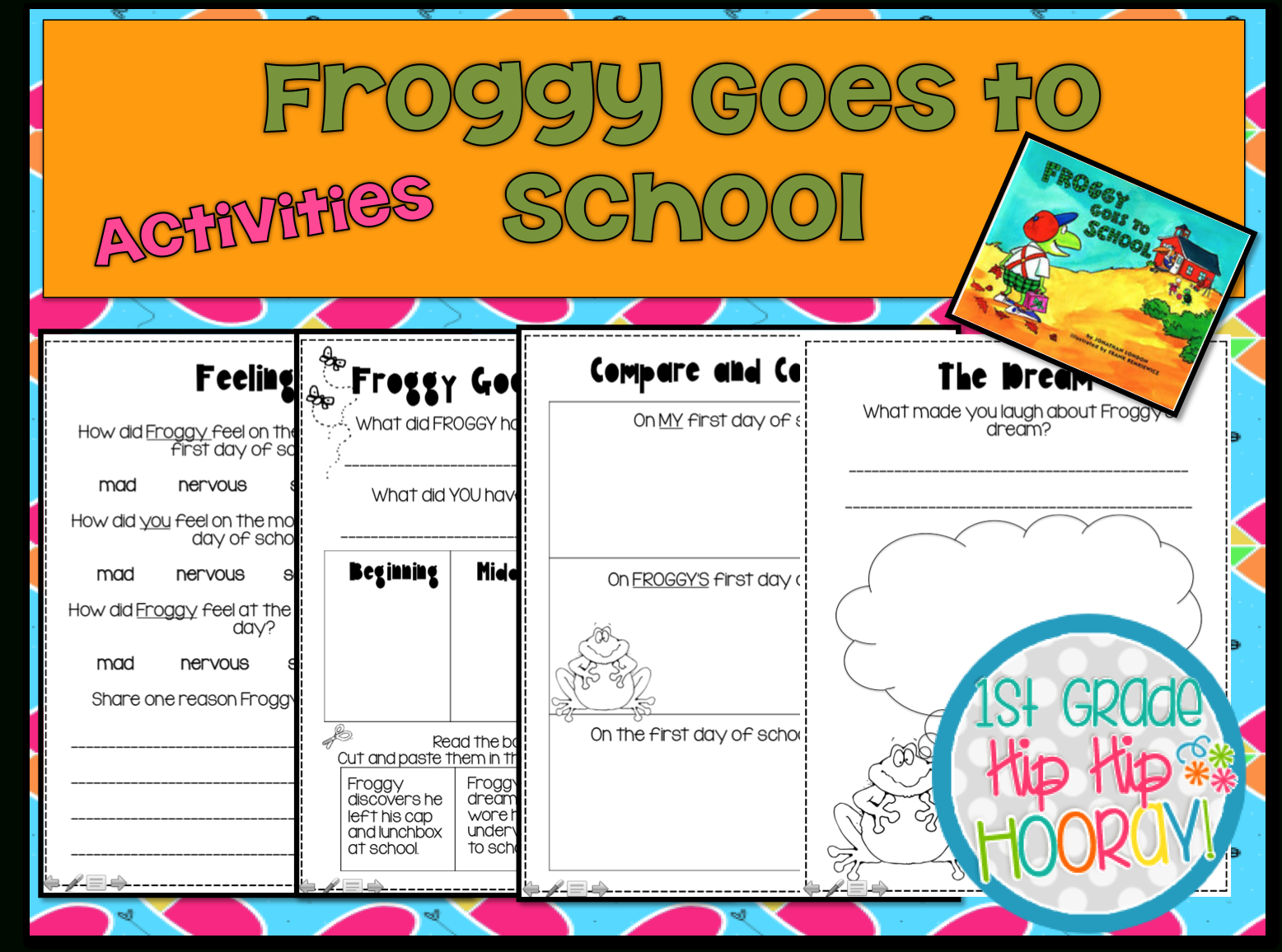 1St Grade Hip Hip Hooray!: Froggy Goes To School with regard to Froggy Goes To School Free Printables