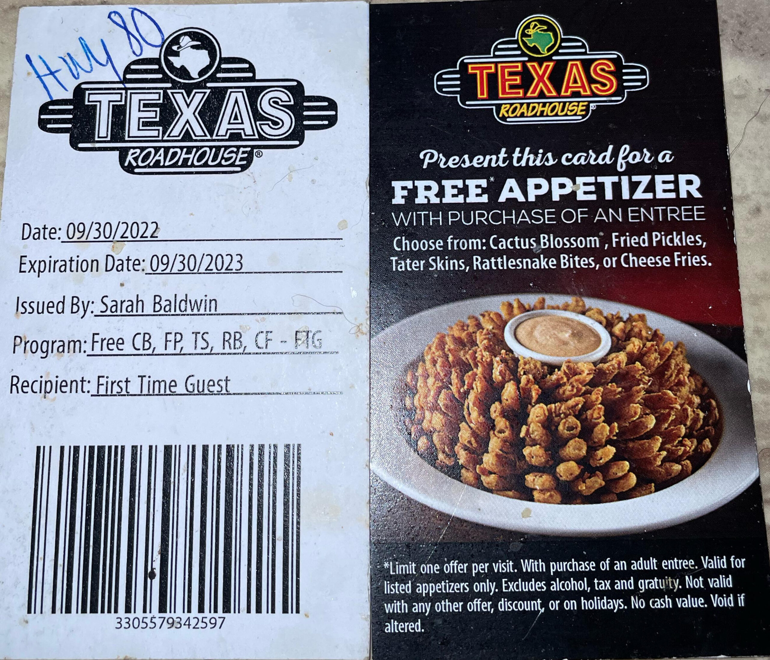 2 Free App From Texas. Roadhouse : R/Freefood in Texas Roadhouse Printable Coupons Free Appetizer