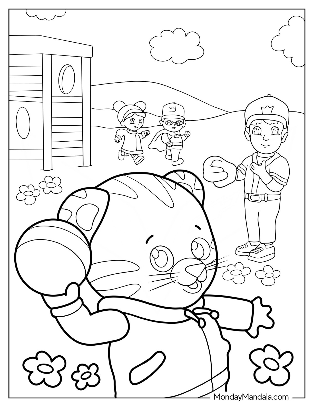 20 Daniel Tiger Coloring Pages (Free Pdf Printables) throughout Free Printable Daniel Tiger Coloring Pages