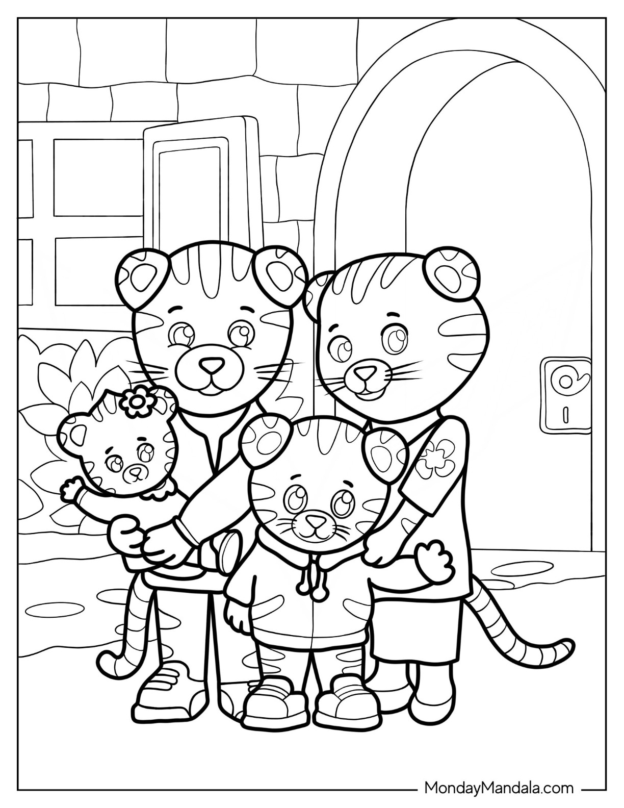 20 Daniel Tiger Coloring Pages (Free Pdf Printables) throughout Free Printable Daniel Tiger Coloring Pages