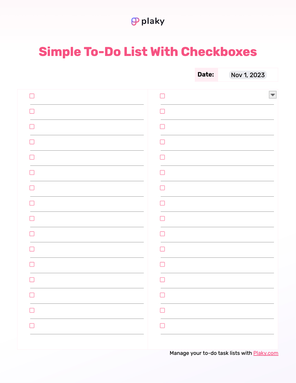 20 Free To-Do List Templates (Printable &amp;amp; Customizable) throughout Free Printable List Paper