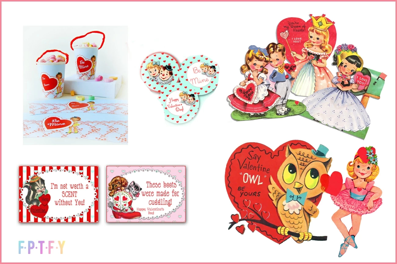 20 Free Vintage Valentine Images And Printables - Free Pretty within Free Printable Vintage Valentine Clip Art