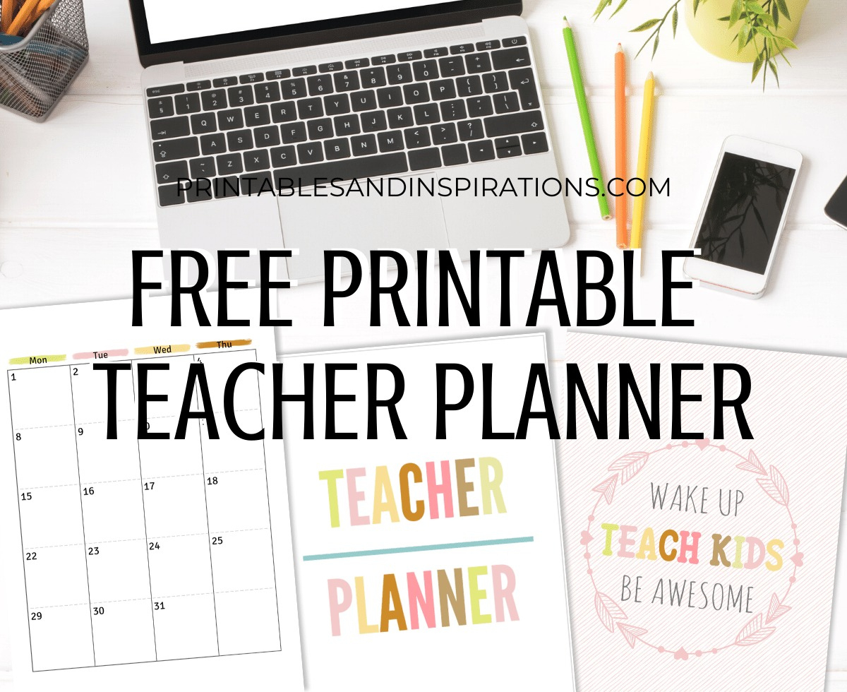 2024 2025 Teacher Planner Free Printable - Printables And Inspirations pertaining to Free Printable Teacher Planner Pages