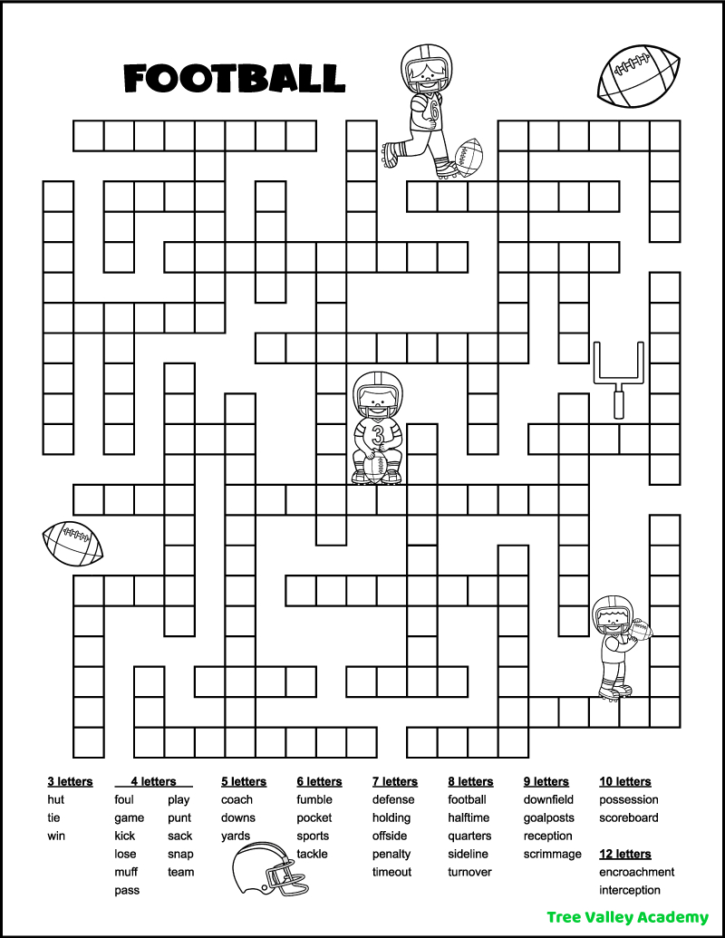 21+ Free Printable Fill In Word Puzzles For Kids - Tree Valley Academy for Free Printable Fill In Puzzles Online