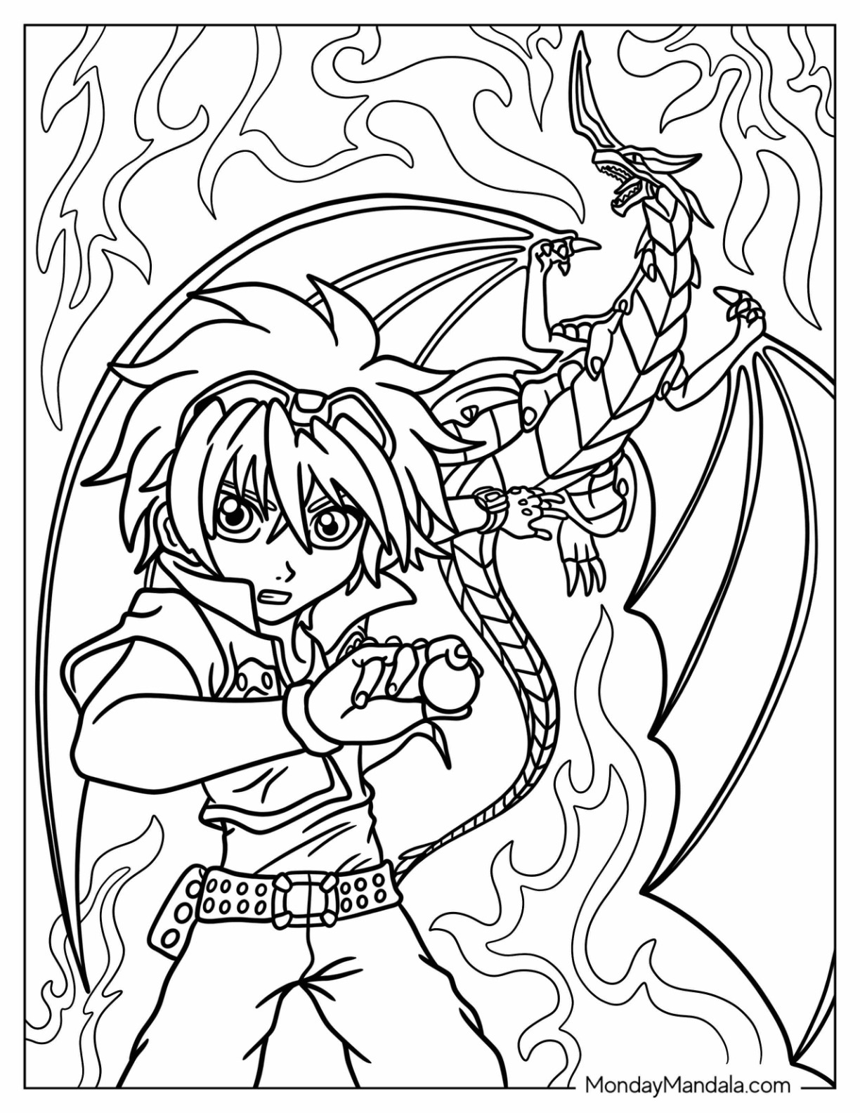 22 Bakugan Coloring Pages (Free Pdf Printables) in Printable Bakugan Coloring Pages Free