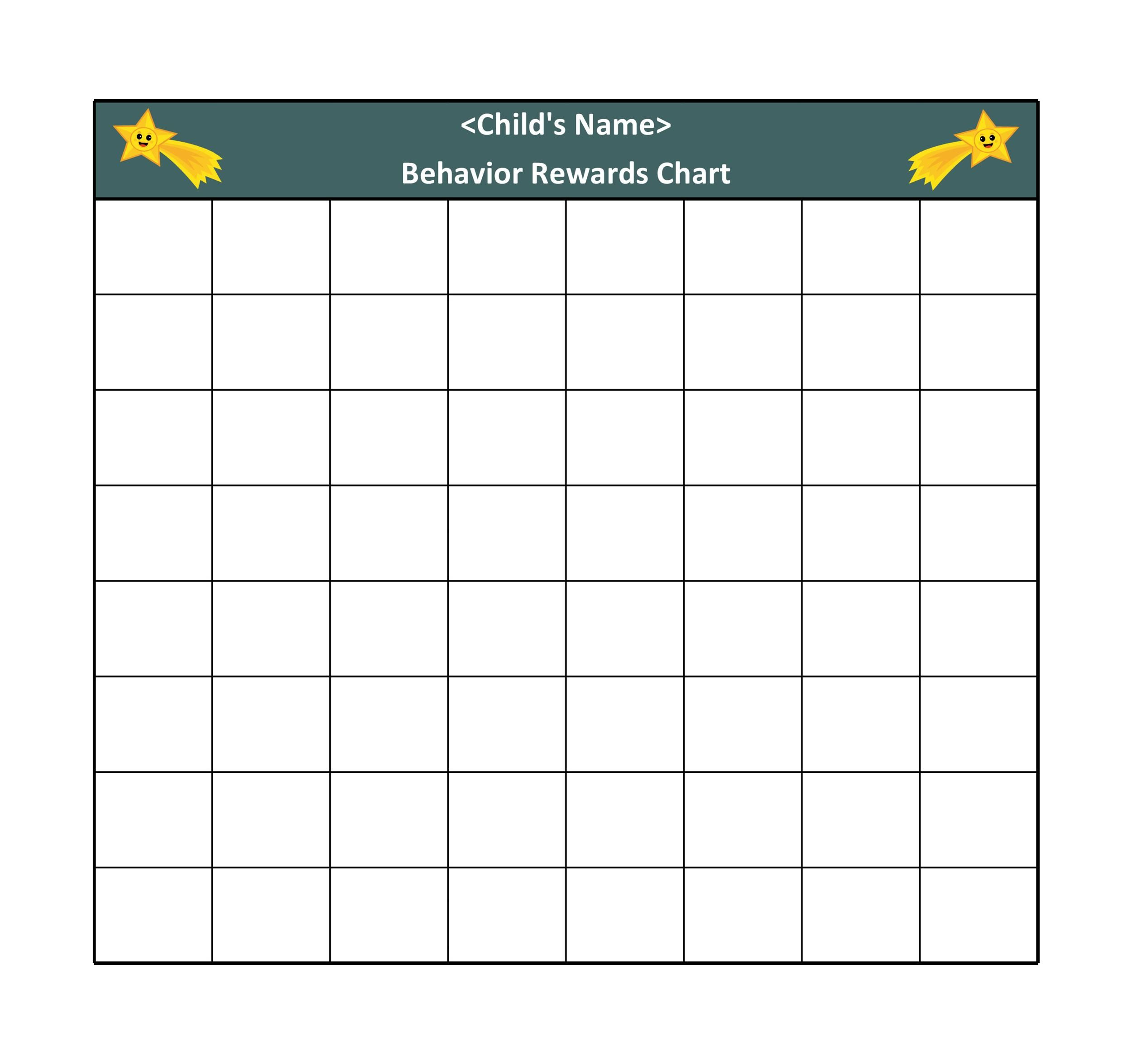 22 Printable Reward Charts For Kids (Pdf, Excel &amp;amp; Word) | Reward with regard to Free Printable Incentive Charts for Students