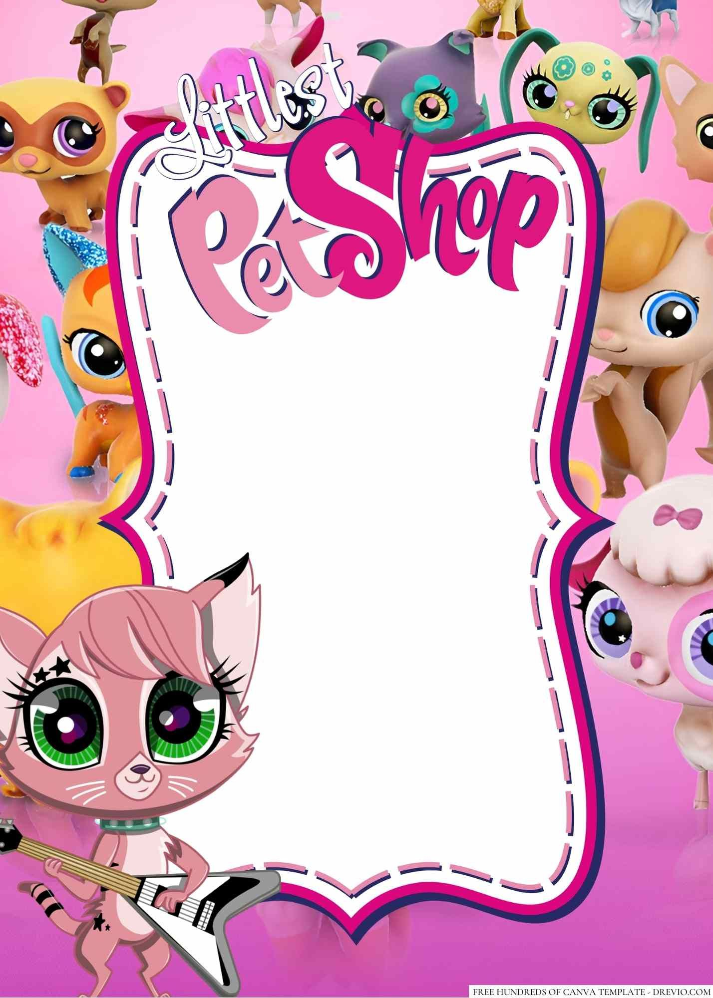 22+ The Littlest Pet Shop Canva Birthday Invitation Templates in Littlest Pet Shop Invitations Printable Free