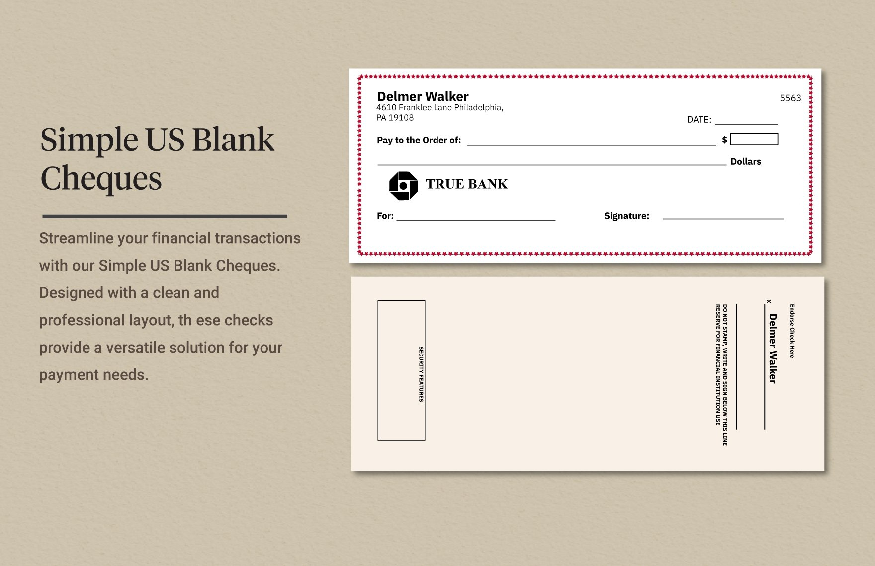 28+ Blank Check Template - Doc, Psd, Pdf &amp;amp; Vector Formats throughout Free Printable Checks Template