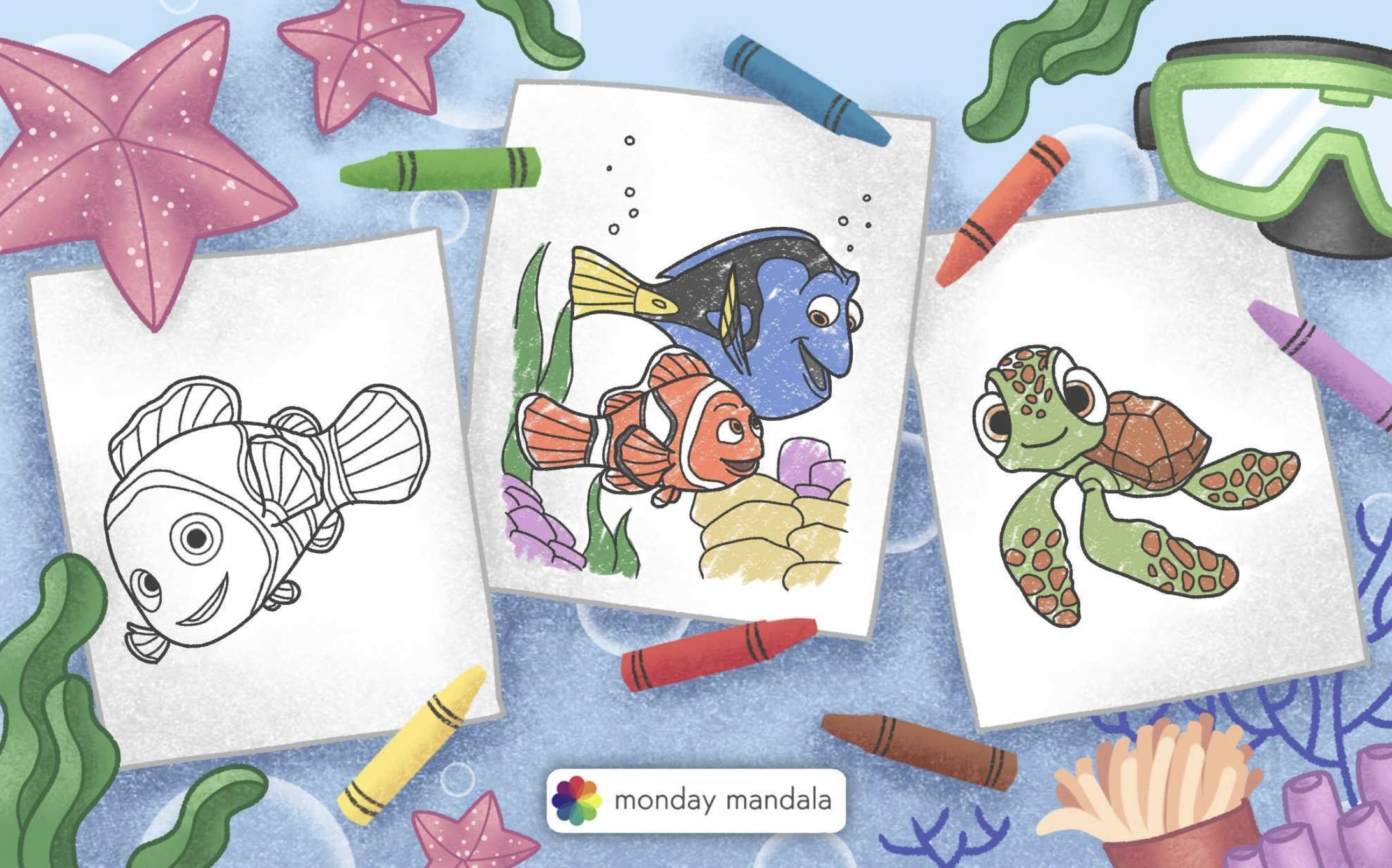 28 Finding Nemo Coloring Pages (Free Pdf Printables) in Free Nemo Printables