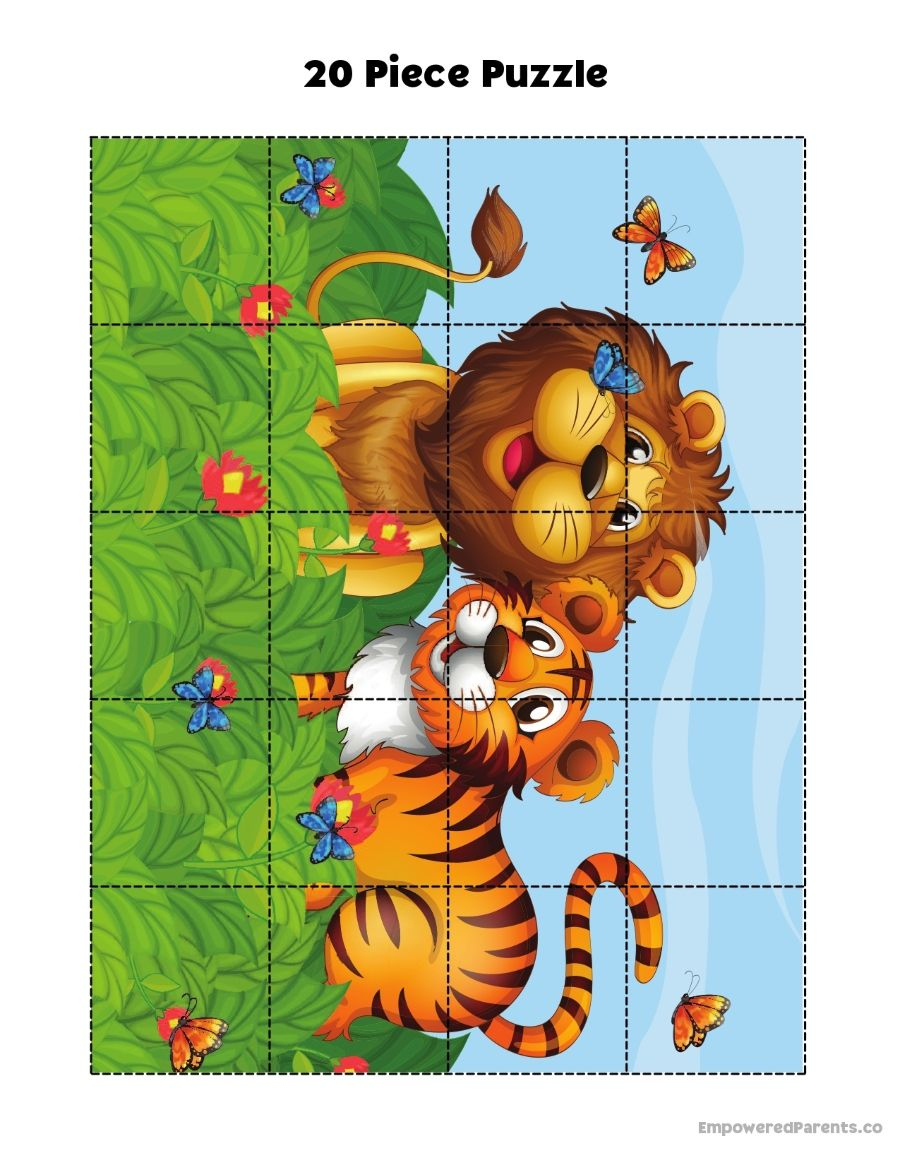 28 Printable Puzzles For Toddlers And Preschoolers (Pdf pertaining to Free Printable Puzzles For Kids