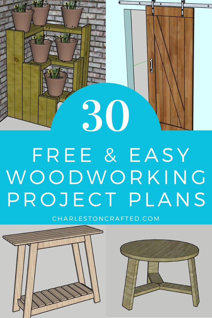 30 Free Easy Woodworking Project Plans within Free Printable Woodworking Plans