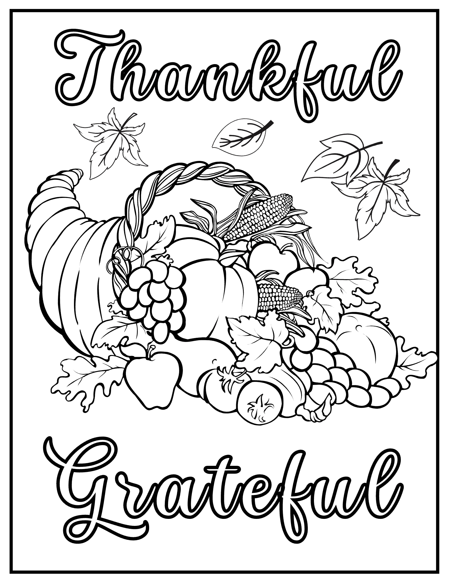 30 Free Printable Fall Coloring Pages - Prudent Penny Pincher pertaining to Free Printable Fall Harvest Coloring Pages