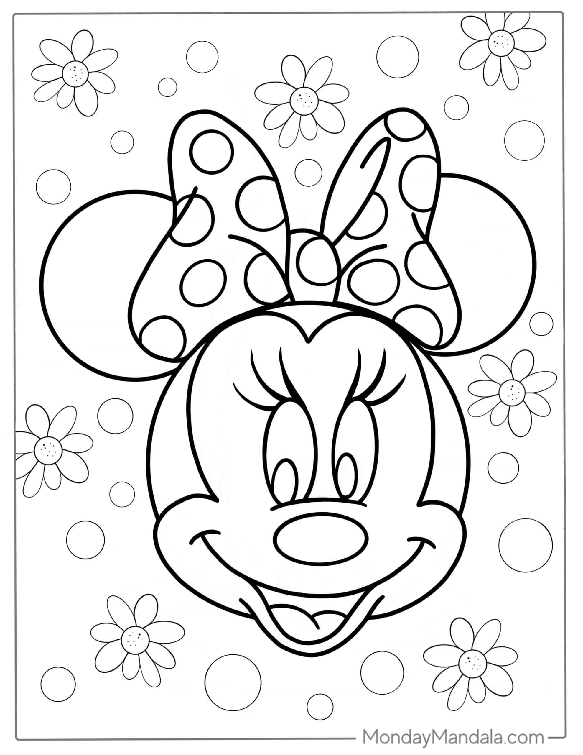 30 Minnie Mouse Coloring Pages (Free Pdf Printables) | Minnie pertaining to Free Printable Minnie Mouse Coloring Pages