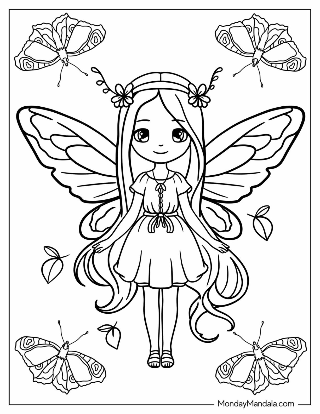 34 Fairy Coloring Pages (Free Pdf Printables) In 2024 | Fairy pertaining to Free Printable Fairy Coloring Pictures