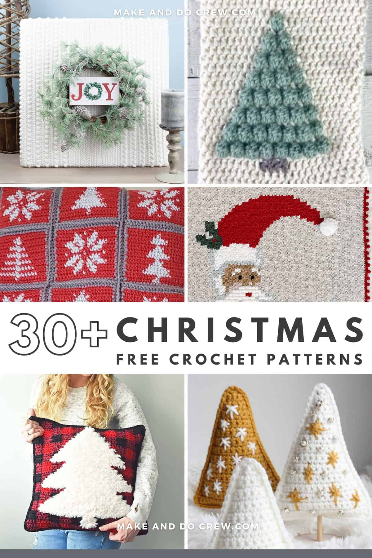 35 Best Free Christmas Crochet Patterns To Make This Year » Make inside Free Printable Christmas Crochet Patterns