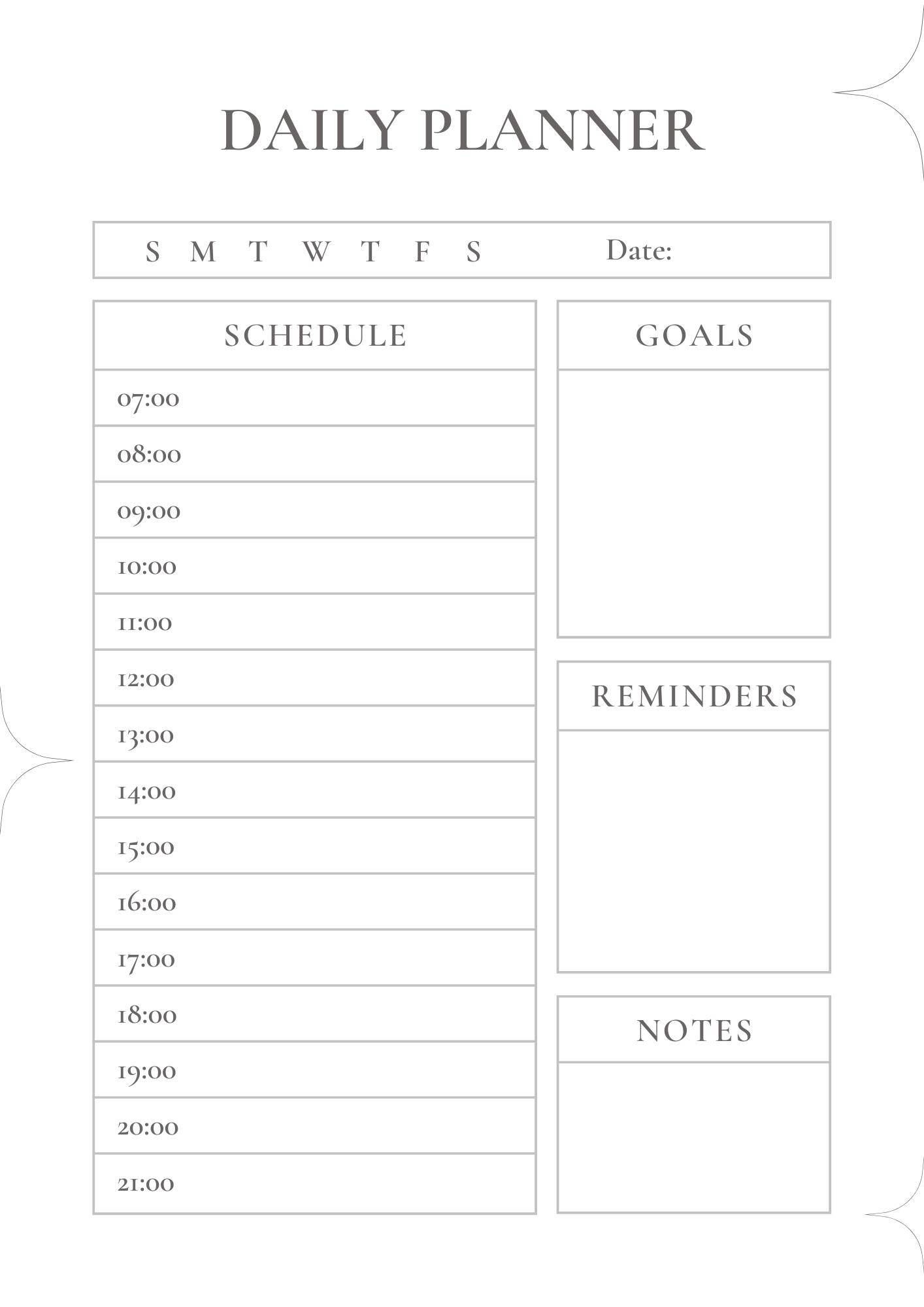 35 Free Printable Planner Templates pertaining to Free Printable Planner Pages