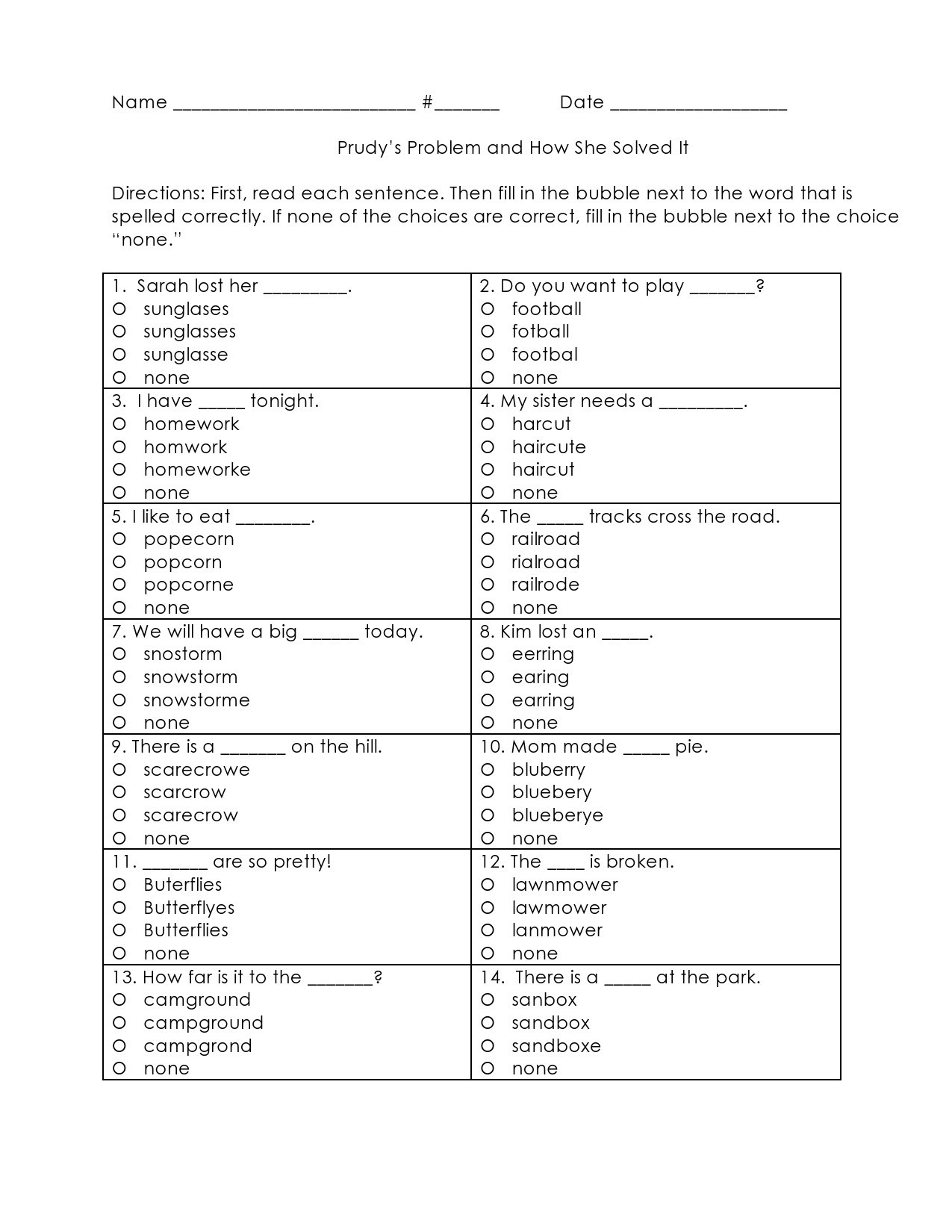 38 Printable Spelling Test Templates [Word &amp;amp; Pdf] ᐅ Templatelab pertaining to Free Printable Multiple Choice Spelling Test Maker