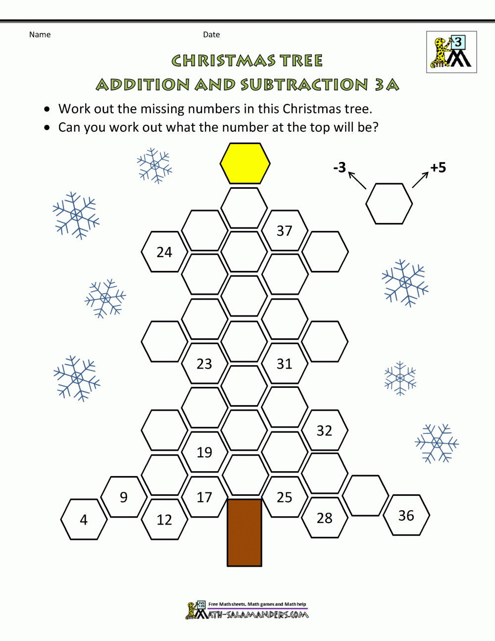 3Rd Grade Christmas Math Worksheets in Free Printable Christmas Worksheets For Third Grade