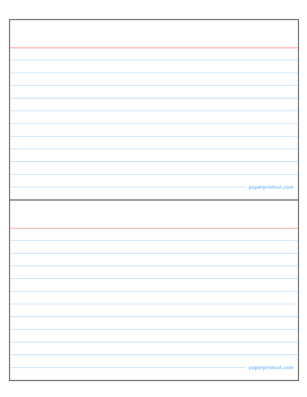 3X5 Blank Index Card Template regarding Free Printable Blank Index Cards