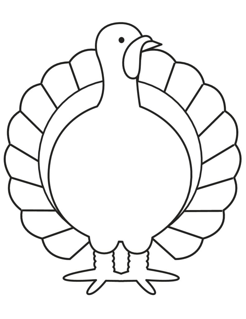 4 Free Turkey Printable Templates - Freebie Finding Mom pertaining to Free Printable Turkey