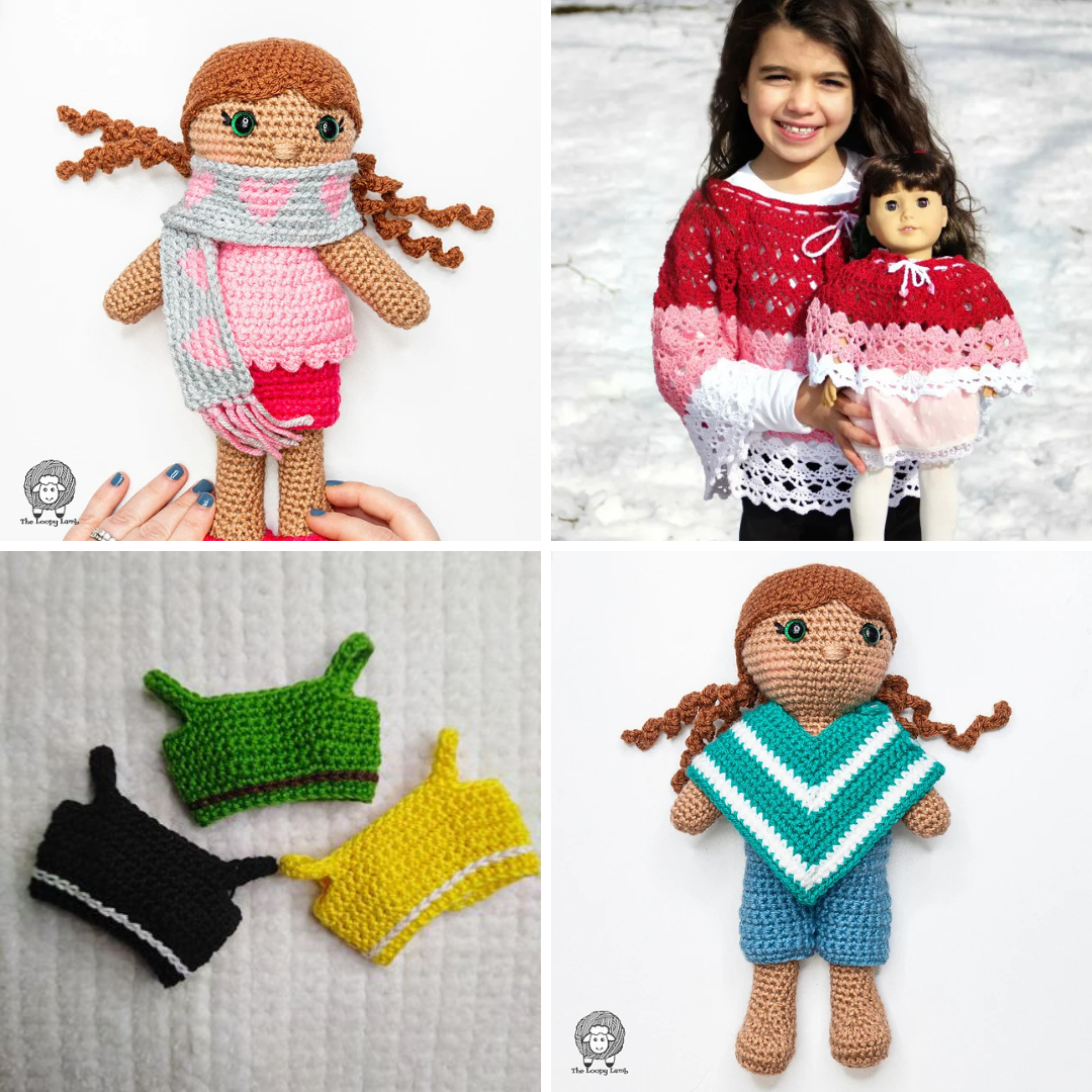 40+ Free Crochet Doll Clothes Patterns • Mermaids &amp;amp; Monkeys regarding Free Printable Crochet Doll Clothes Patterns for 18 Inch Dolls