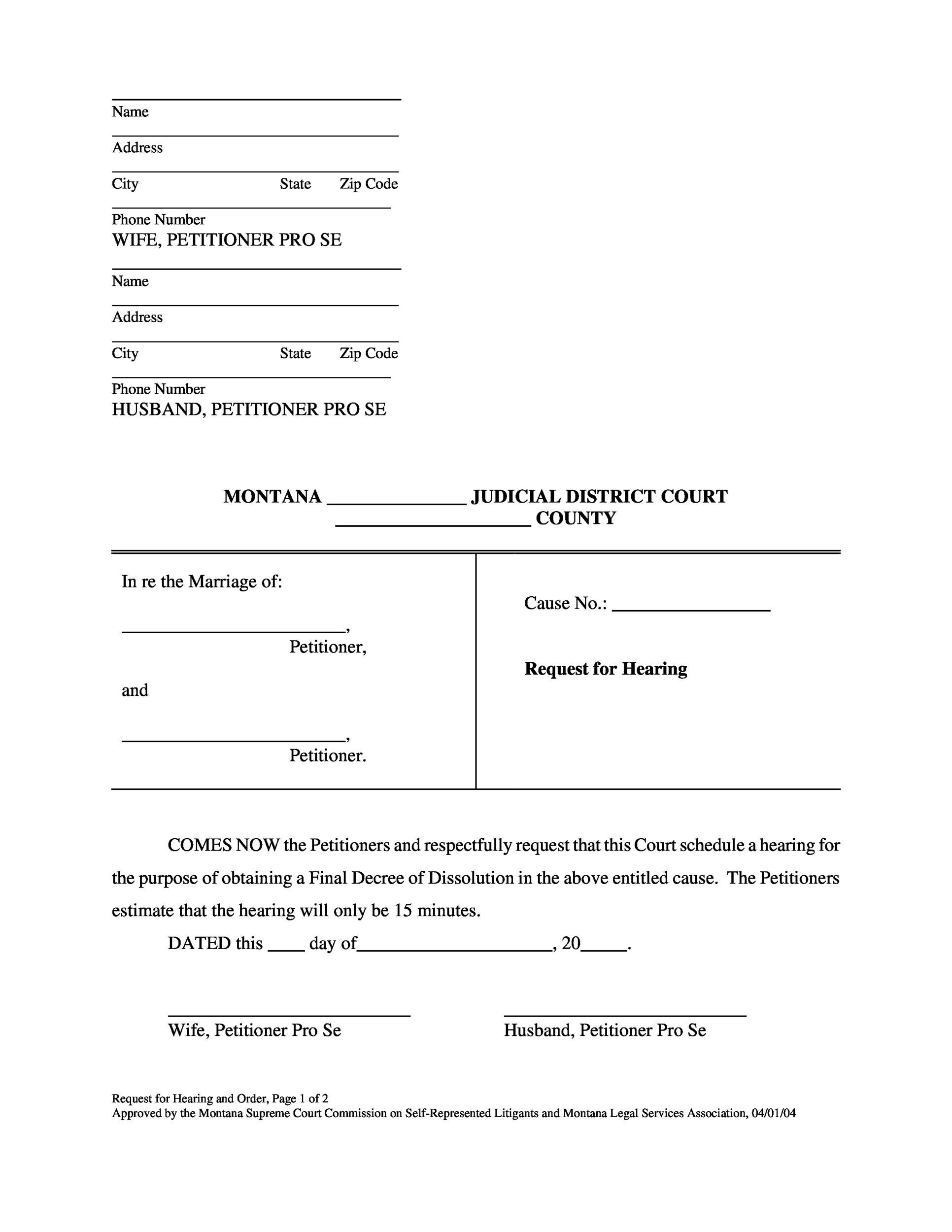 40 Free Divorce Papers (Printable) ᐅ Templatelab with Free Printable Divorce Decree Forms